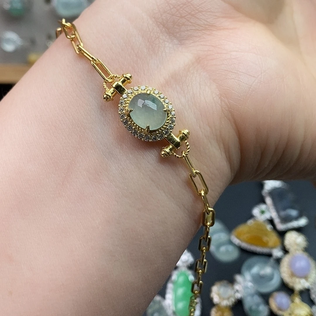 翡翠未镶嵌戒指翡翠