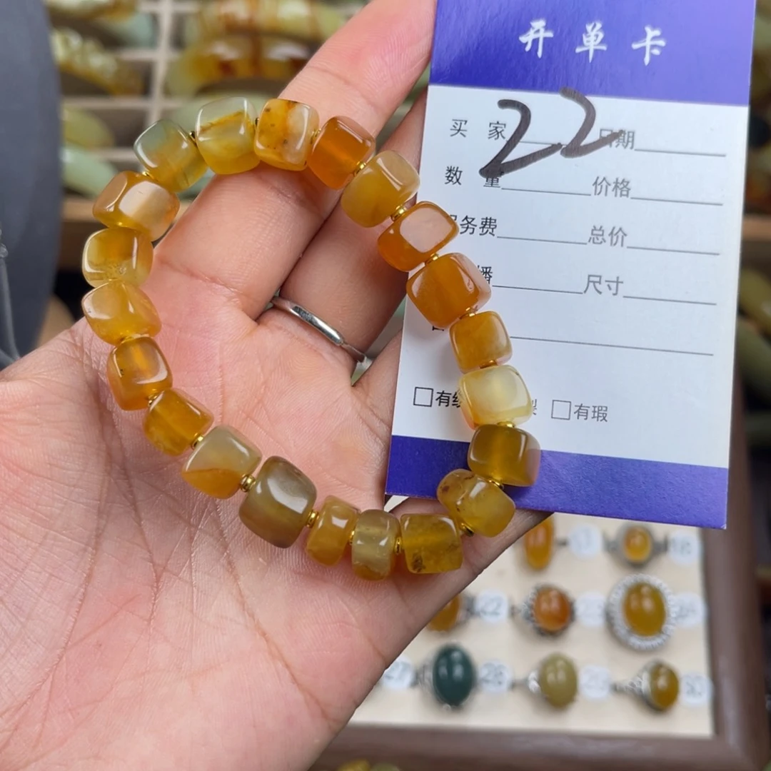 未镶嵌蛇纹石玉手串