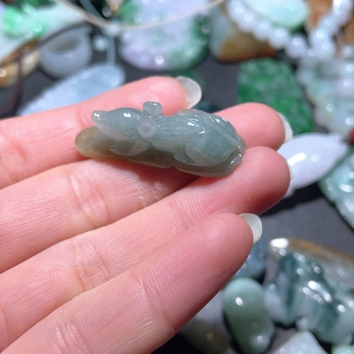 【闪购商品】翡翠颈饰未镶嵌碩**儒天然翡翠