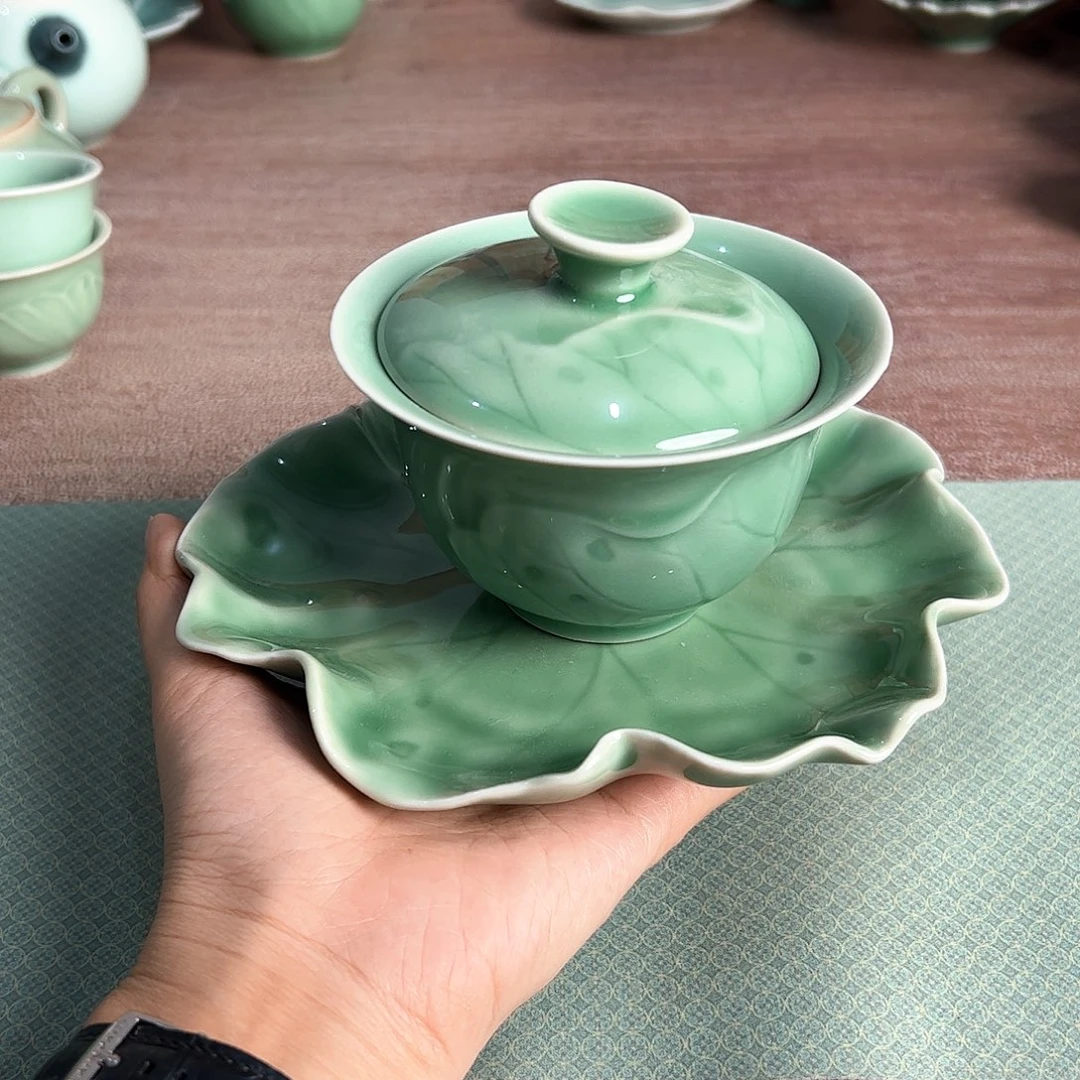 云间青瓷小米茶器龙泉