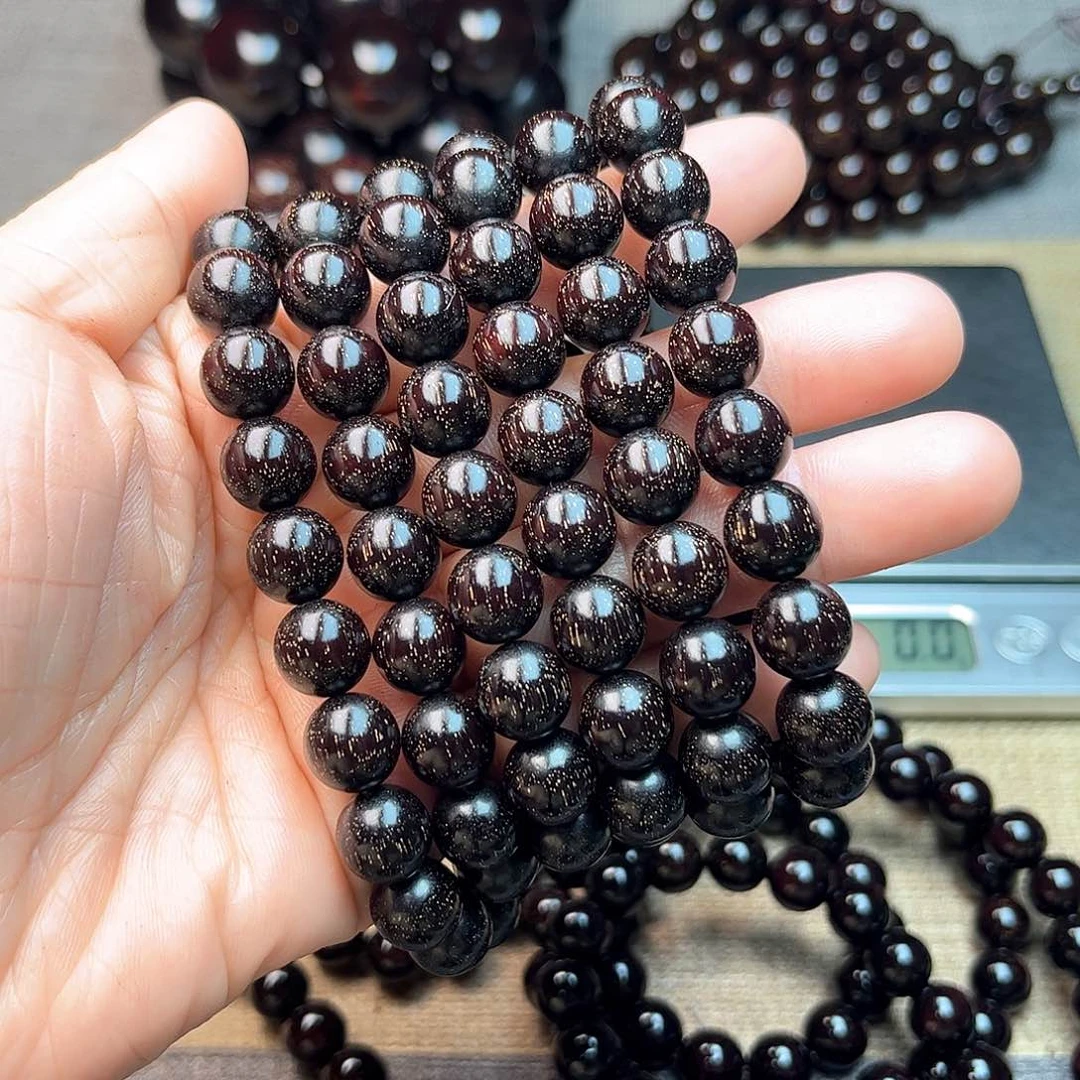 檀香紫檀（小叶紫檀）1.0 108颗 爆星