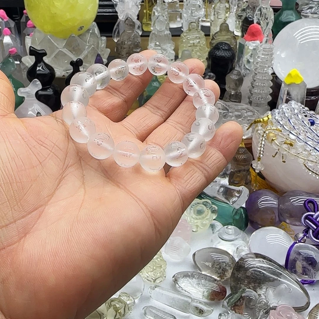 水晶未镶嵌车挂摆件