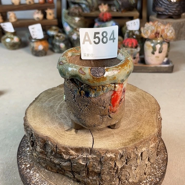 油画孤品小地雷 中高款内口4.7左右