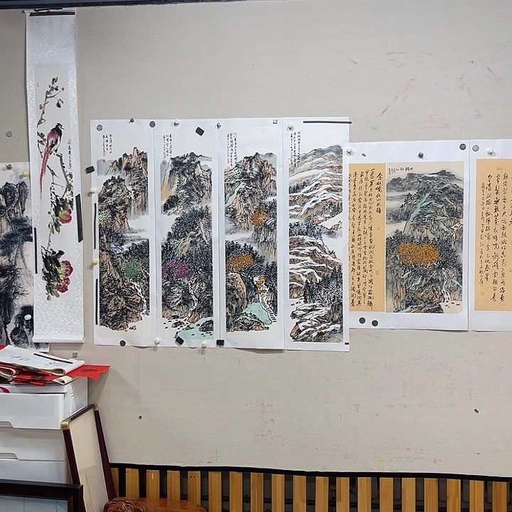 用***8姜奇老师山水作品