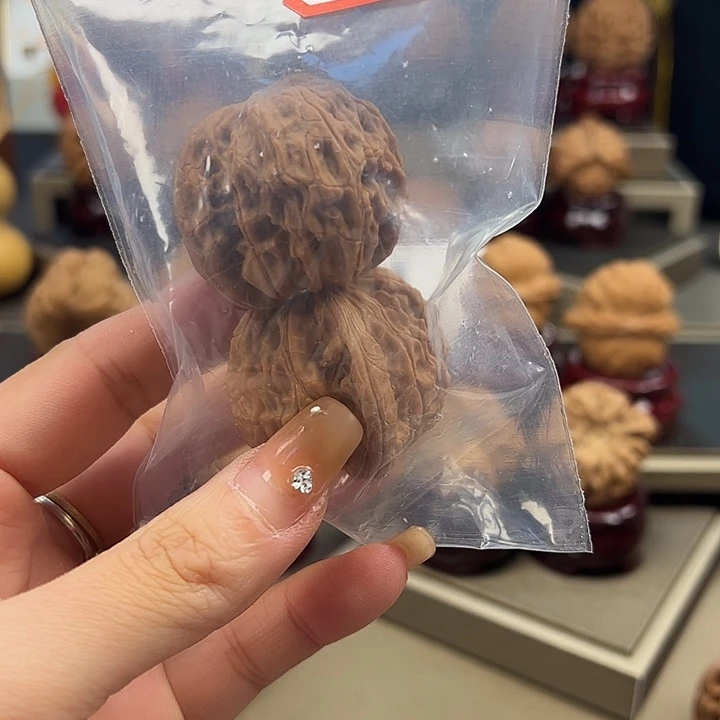 文玩核桃把件42 磨盘s-029