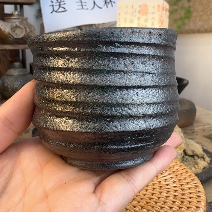 荥经黑砂炸福利手削杯21