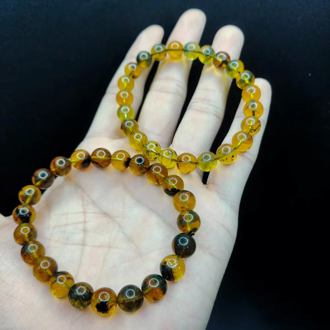 【康康严选】药珀琥珀单圈手串GL【多样性发其一】约8mm+