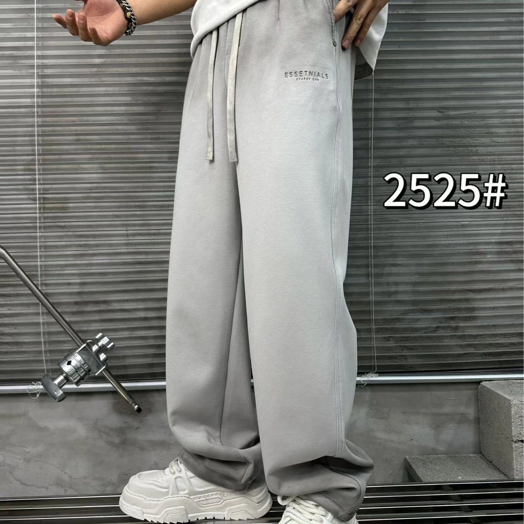 春季新款直筒baggy卫裤2525男士