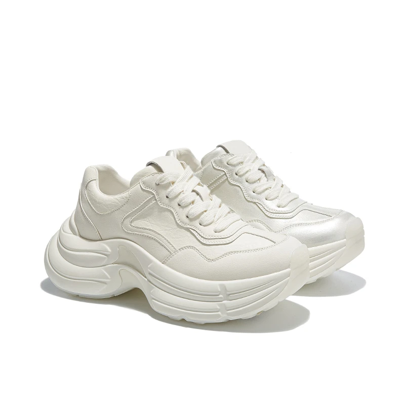 [贾专属]厚底增高老爹鞋女2025春季新款软底运动休闲鞋H92