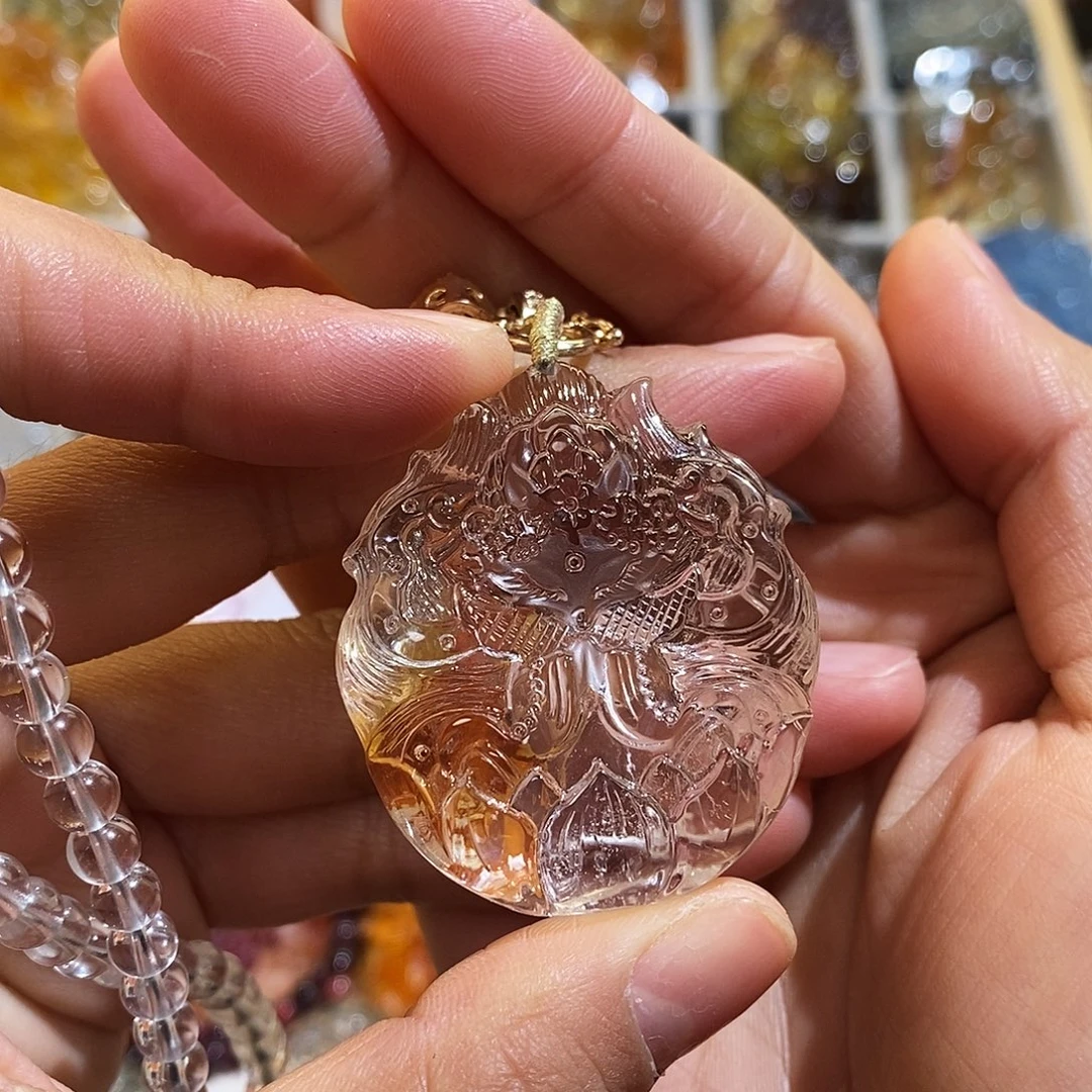 未镶嵌颈饰水晶水晶