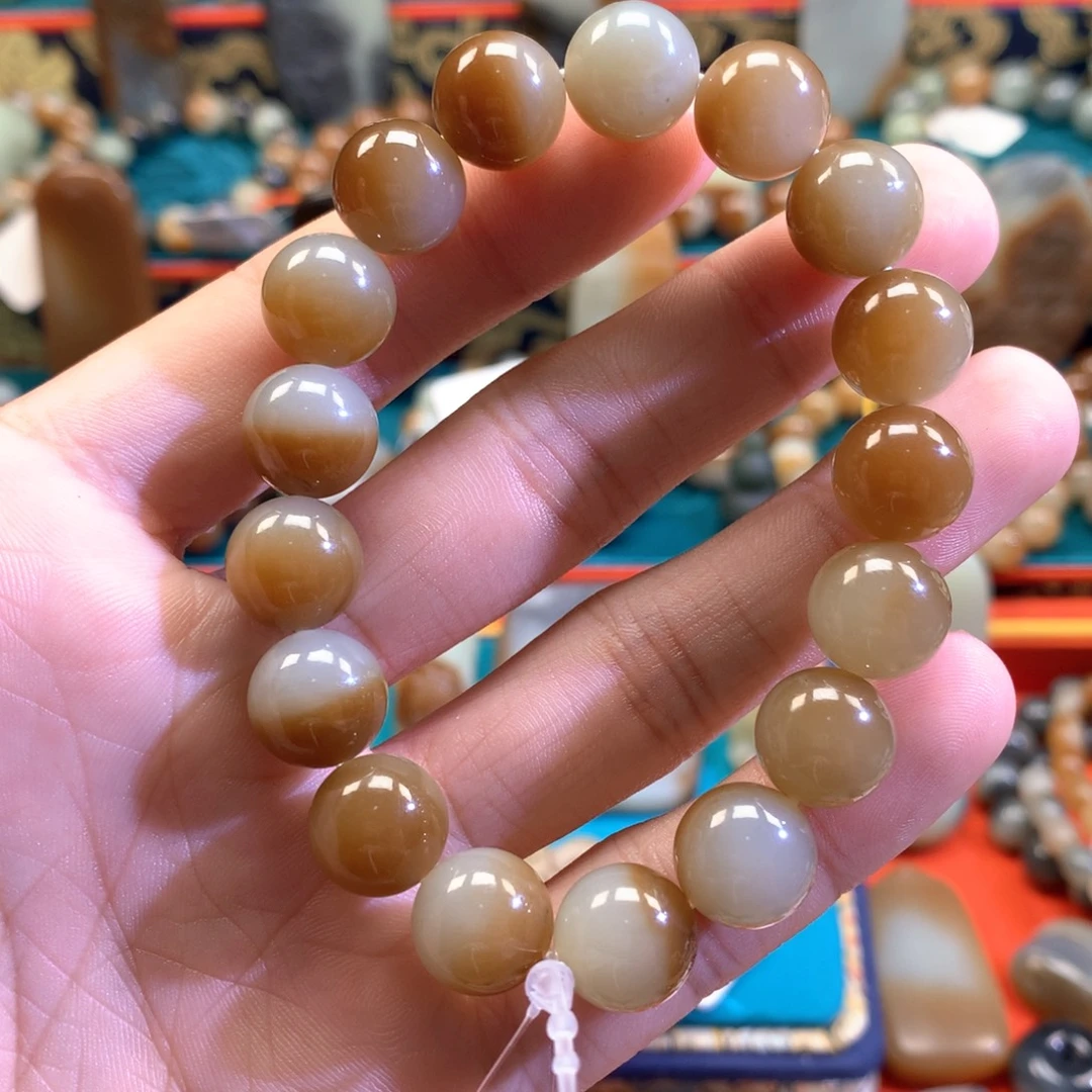 和田玉（糖玉）未镶嵌手链