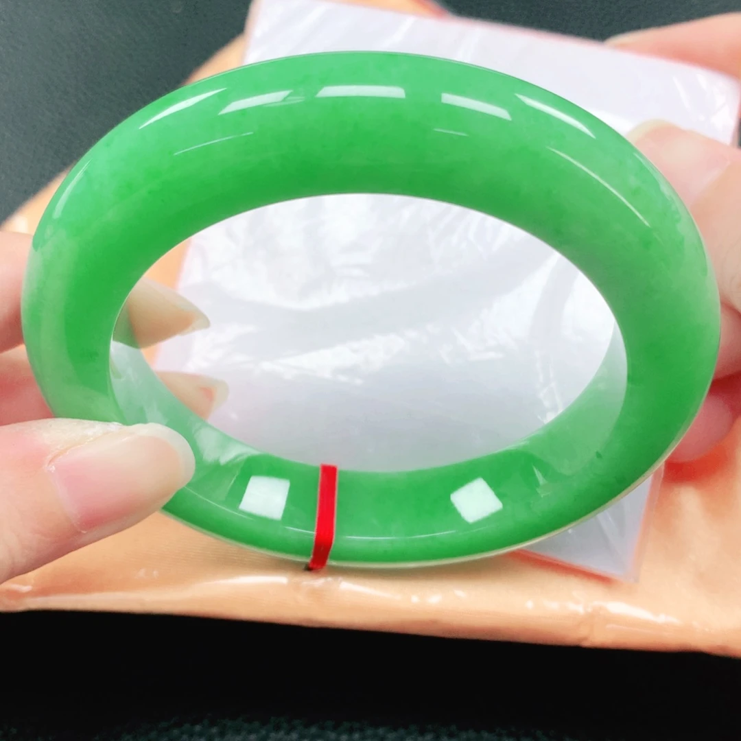 未镶嵌手镯翡翠58圈