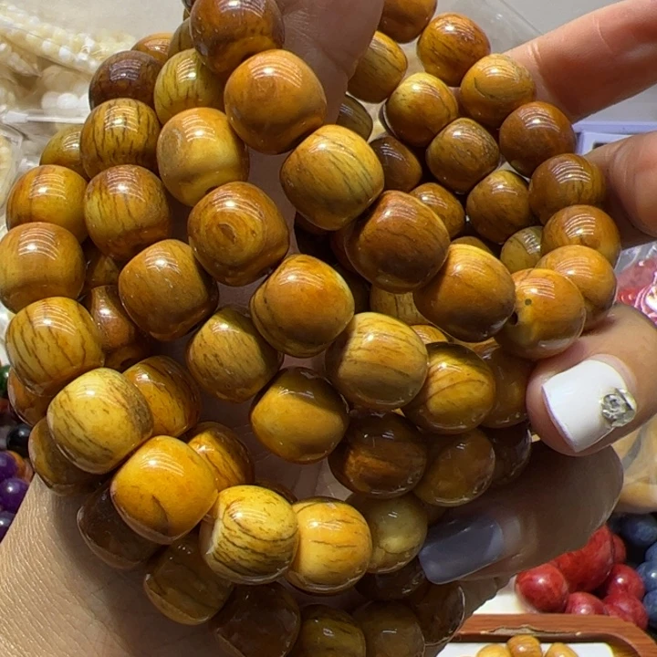 大果紫檀（缅甸花梨）1.2老邢孟师傅干饭手串