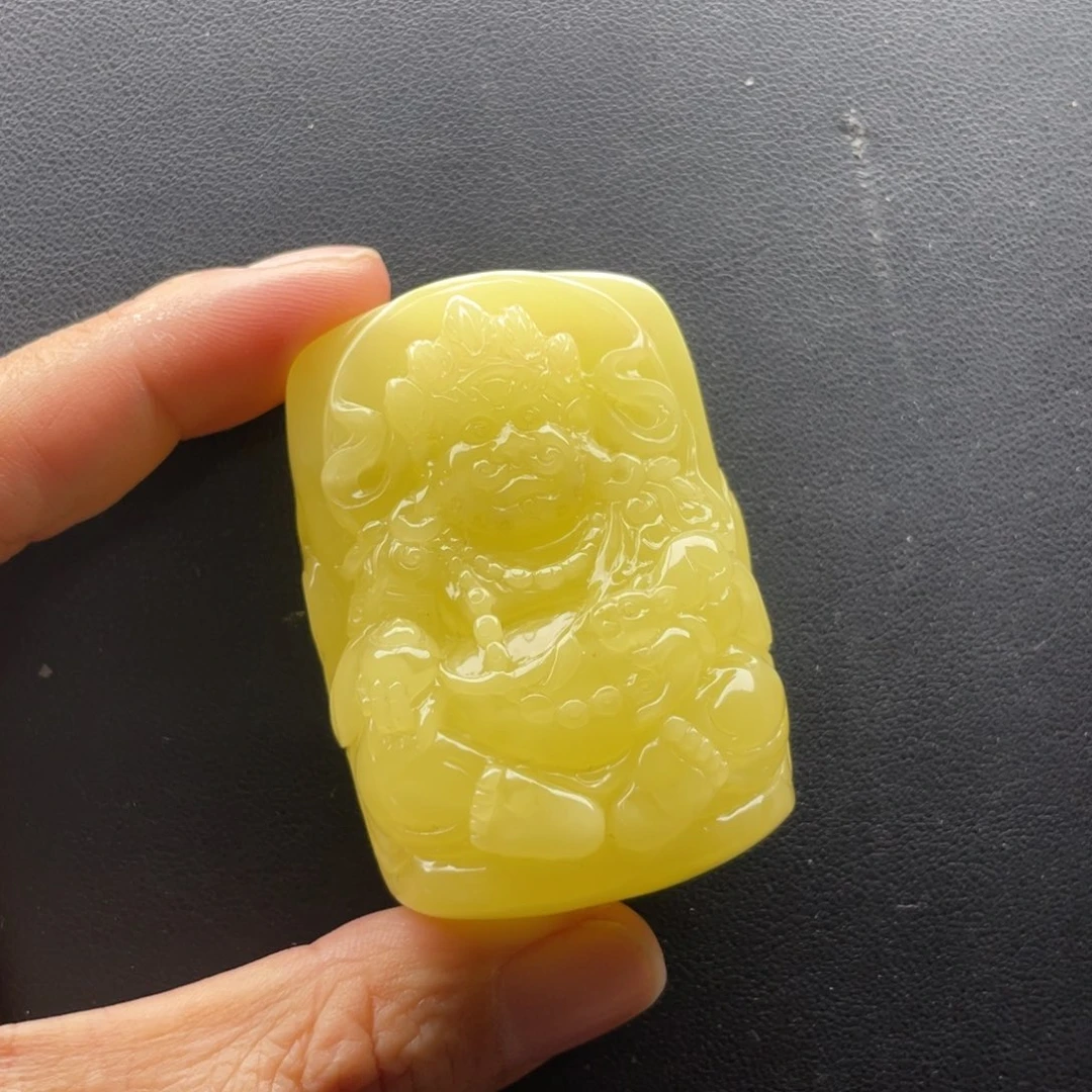 琥珀未镶嵌颈饰天然琥珀蜜蜡