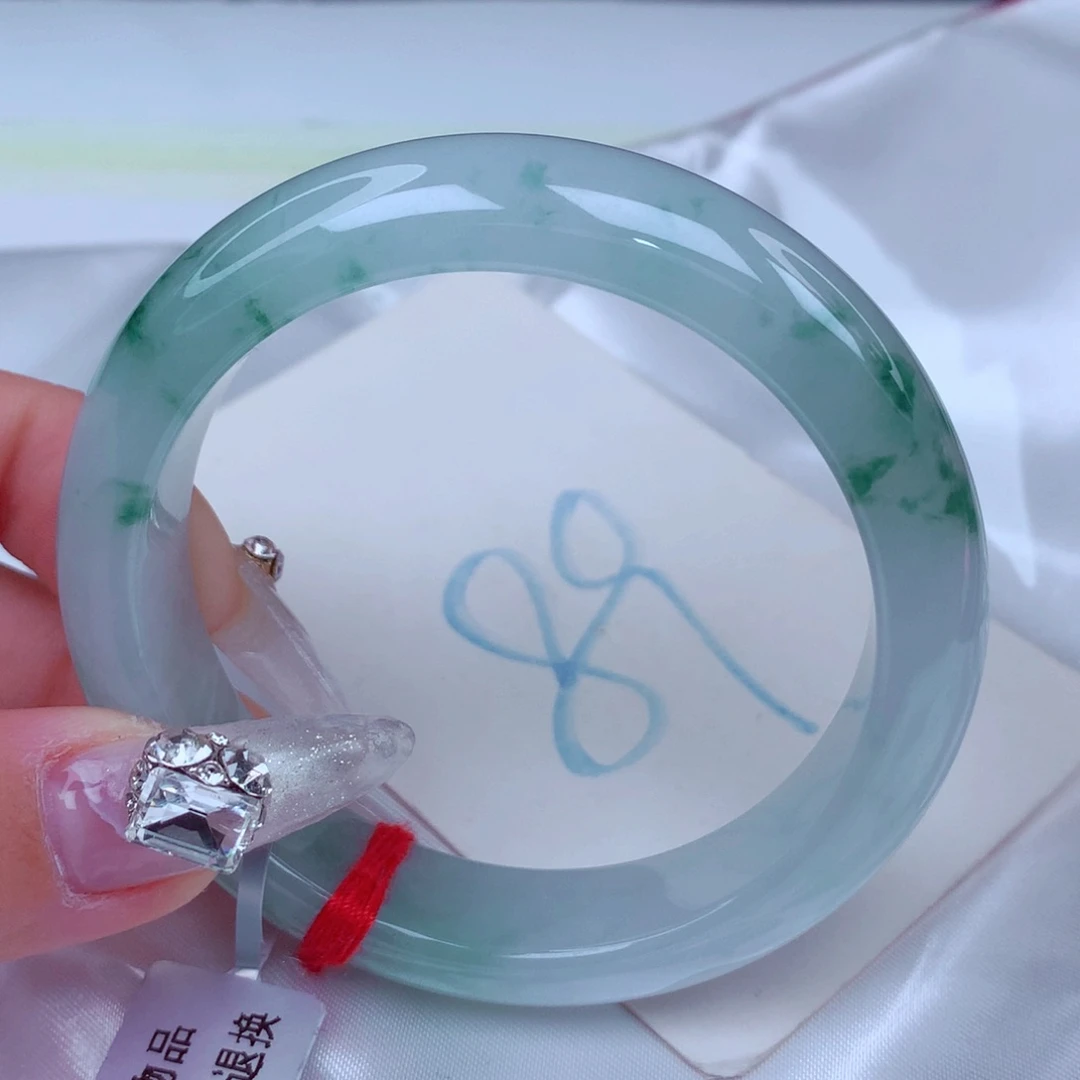 翡翠手镯未镶嵌天然缅甸翡翠A货手镯