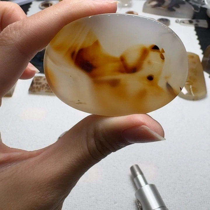 玛瑙/玉髓未镶嵌摆件