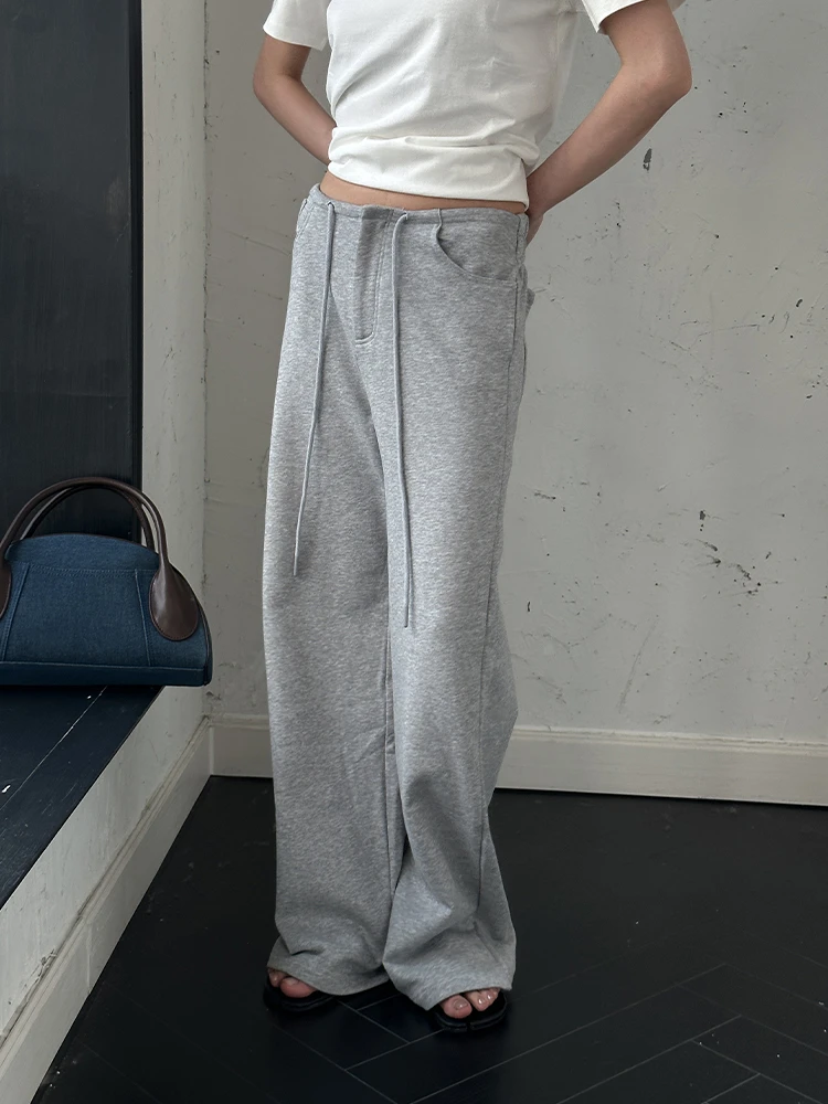 HTT小众设计感原创百搭休闲直筒卫衣裤5105227