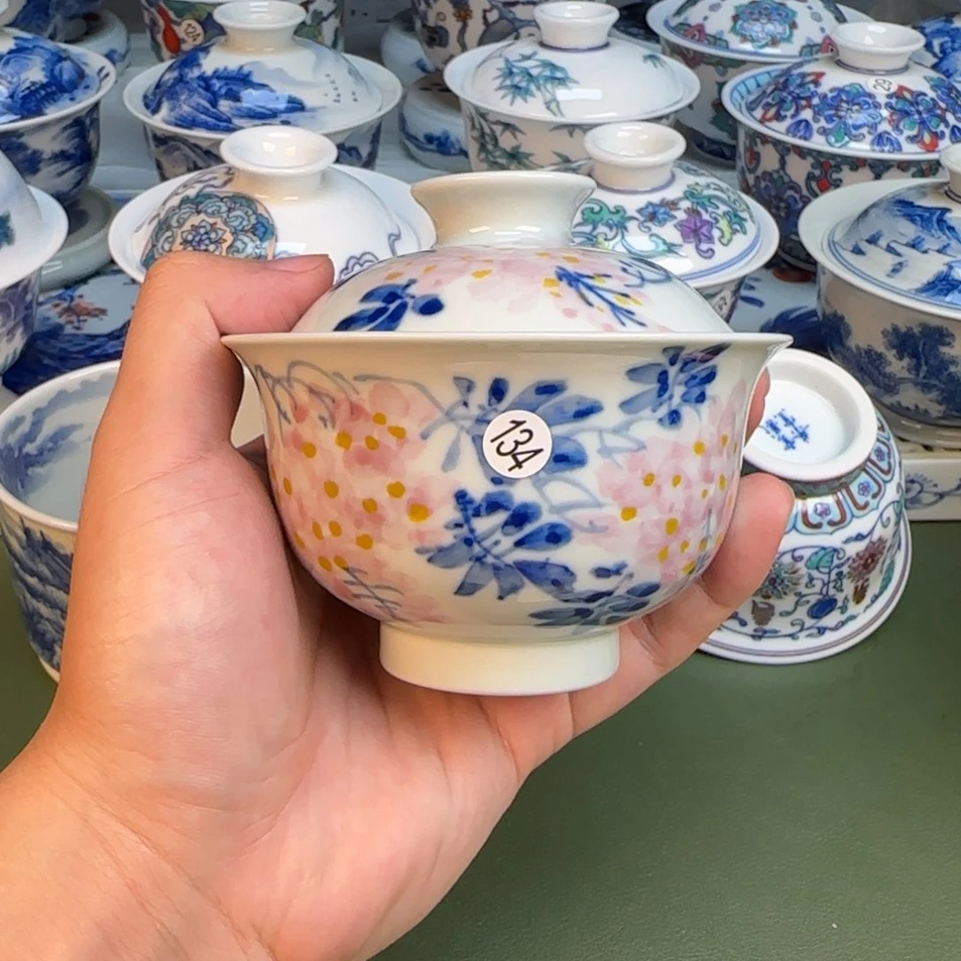 彦祖纯手工手绘茶具134