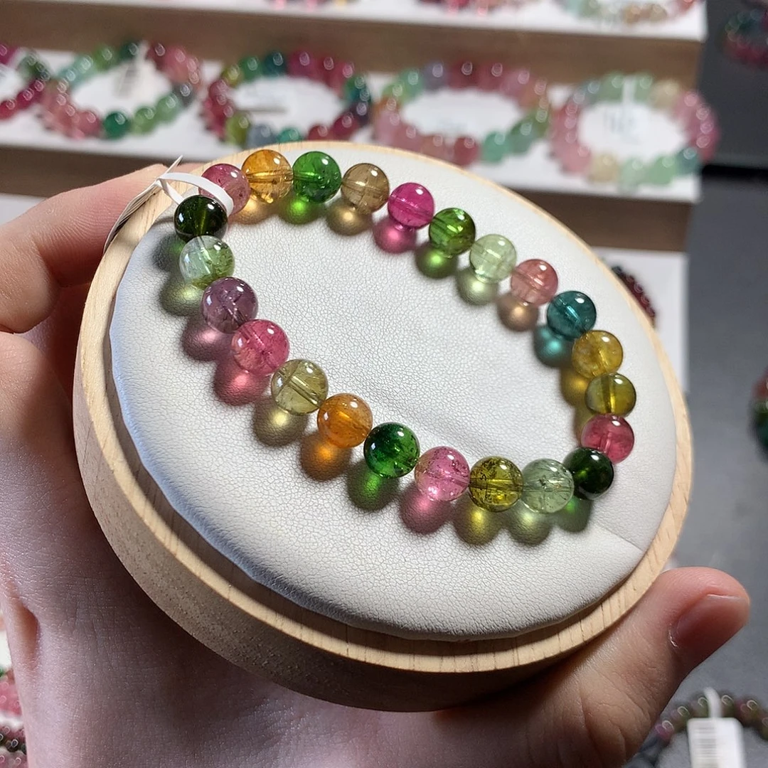 手链碧玺未镶嵌8.2mm