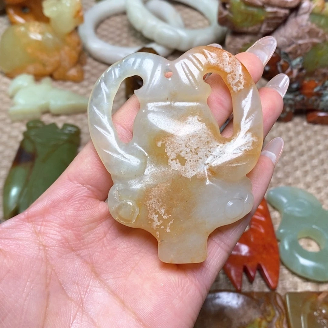 白玉菩提吊坠白玉菩提白玉菩提摆件