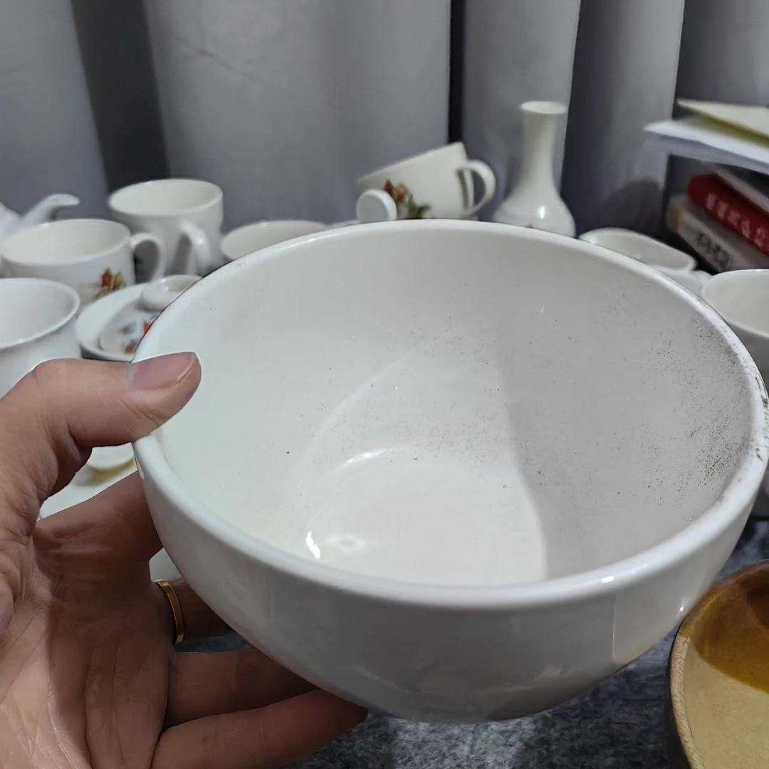 磁州窑 强化瓷  白瓷碗