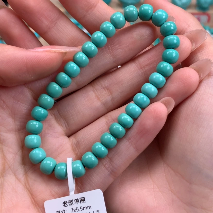 【闪购商品】绿松石老型手串未镶嵌
