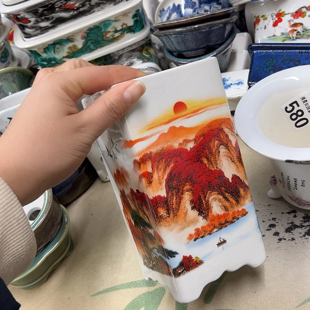 花盆紫砂433号瑕疵10/19cm