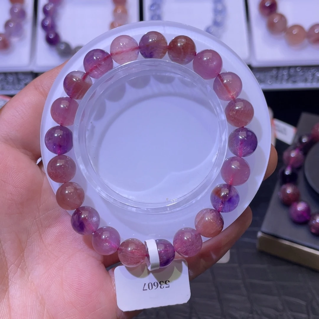 水晶手链未镶嵌紫橘超9.8