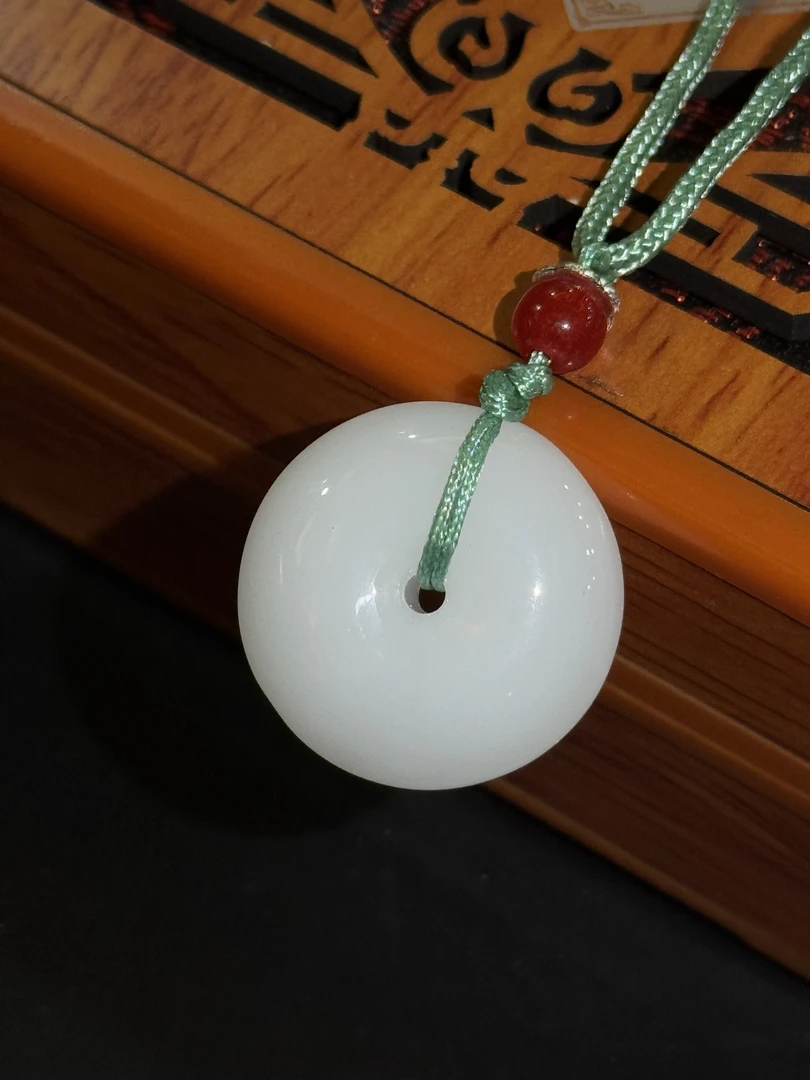 【珠宝补贴】天然高端珠宝金丝玉平安扣Z801