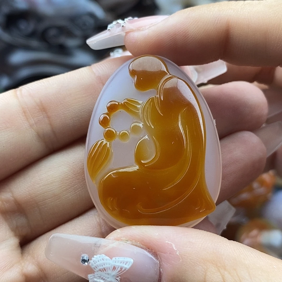 玛瑙/玉髓未镶嵌颈饰