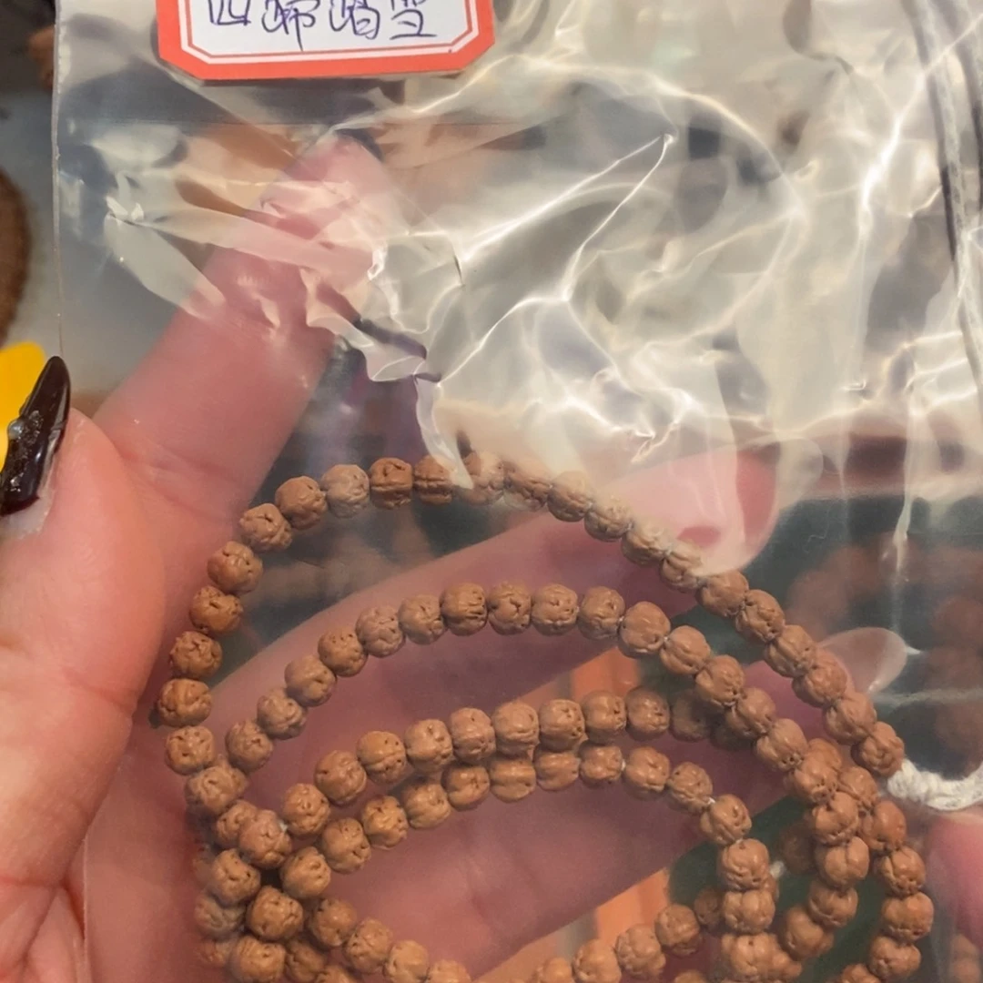 金刚菩提手串宁*?精挑佛手双圈卡5