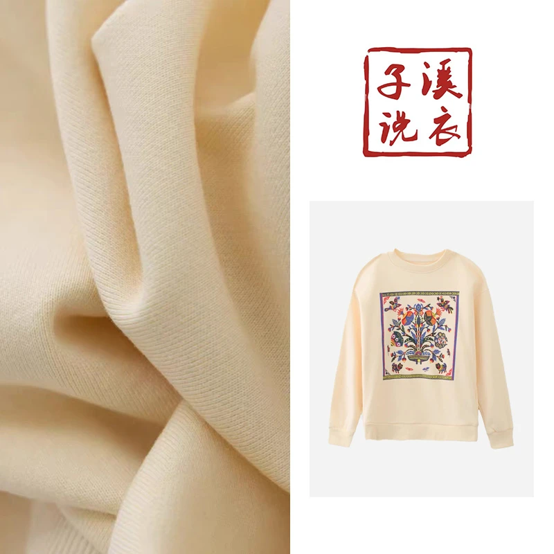 【子溪说衣】剪纸花圆领长袖卫衣DGPP-wy577