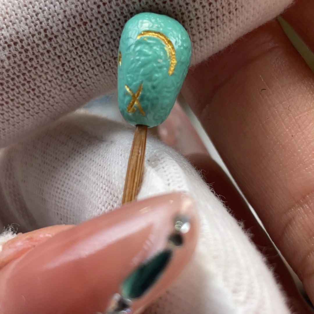 绿松石未镶嵌挂件