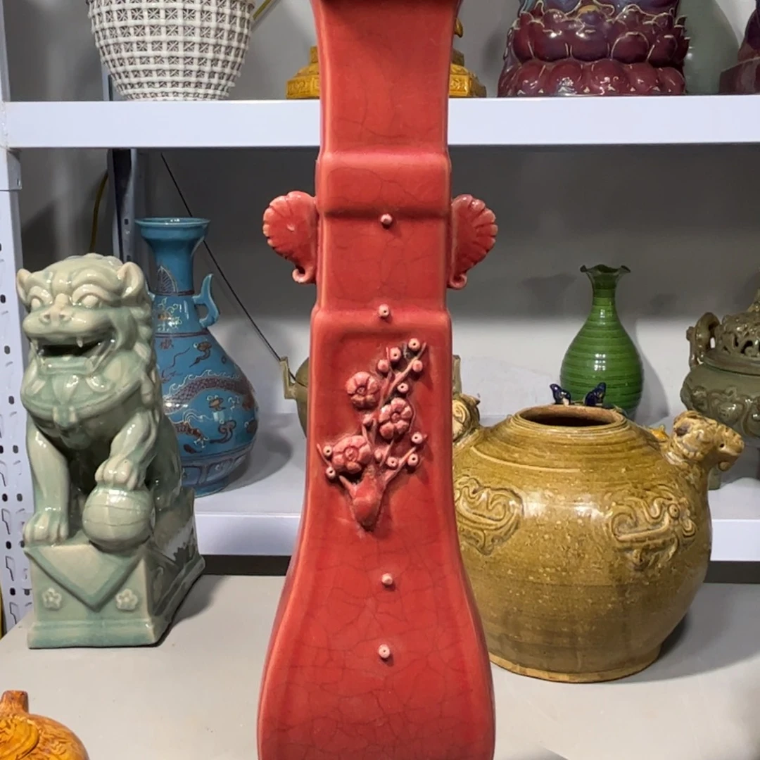 瓶彭**家柴窑瓷器品相完美