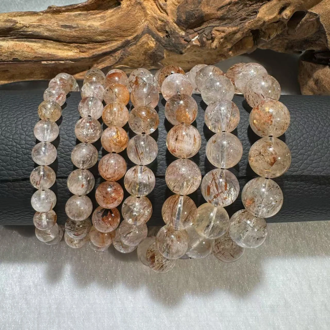 【云上水晶】Z86 黑金超七手串 多样性发其一