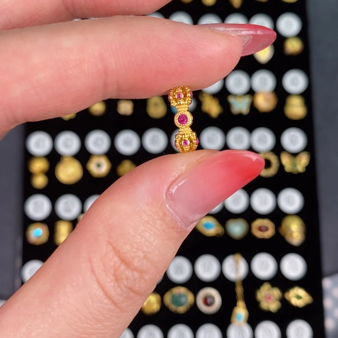 925银S925银镀金DIY配件