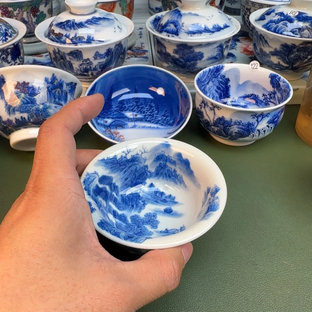 陶纯手工纯手绘茶具388