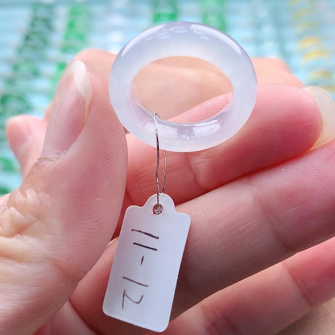 翡翠戒指未镶嵌A货缅甸翡翠