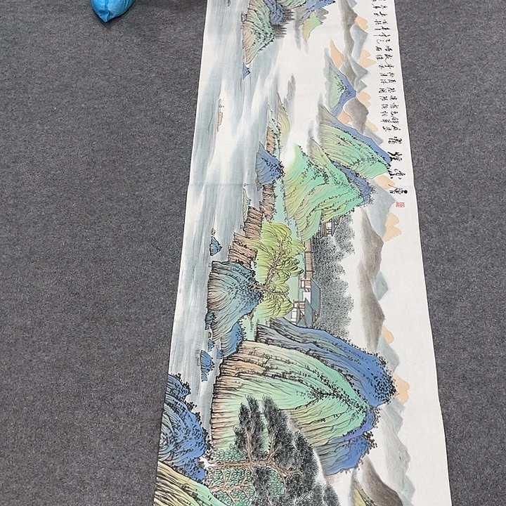 国画今天上午国画作品展示