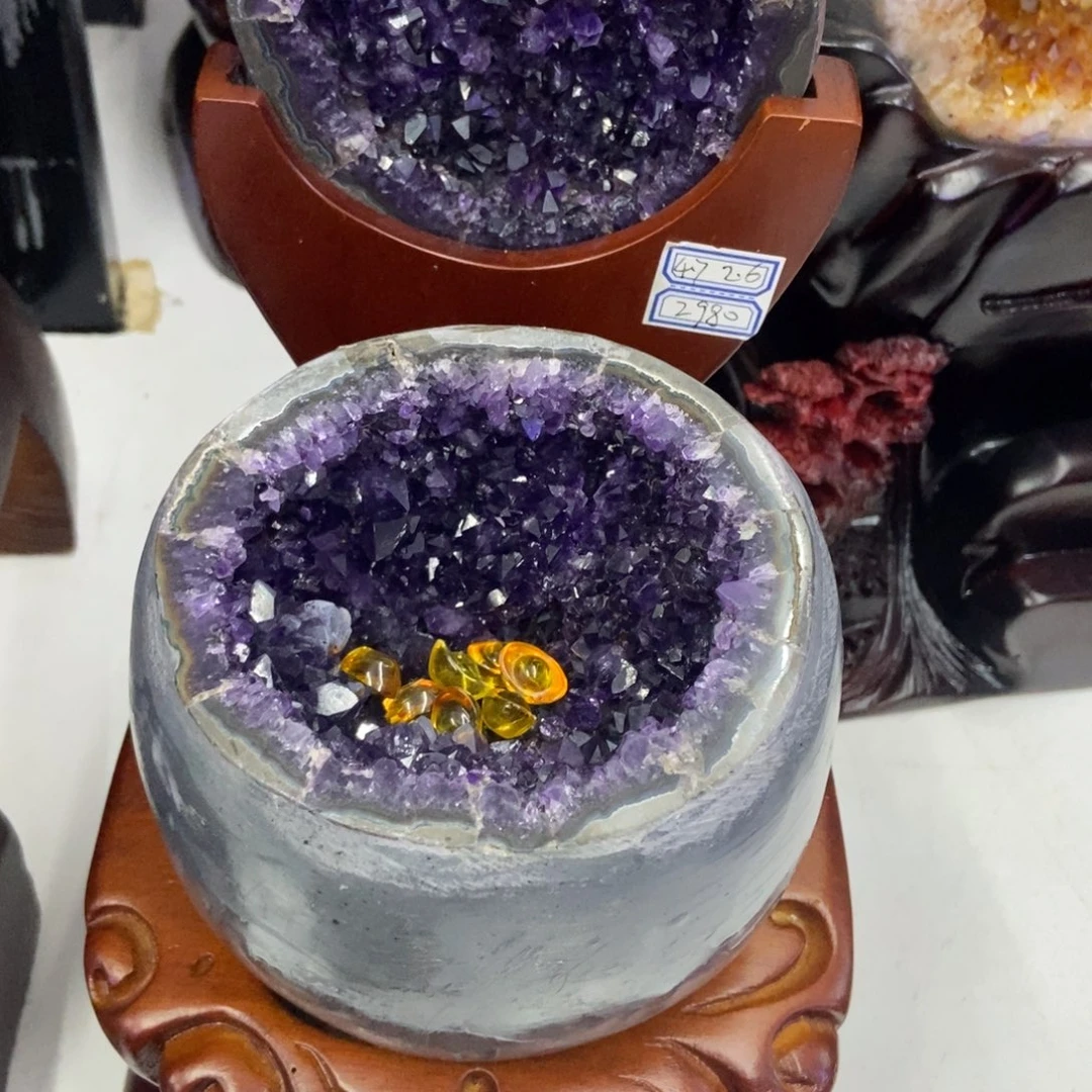 大型摆件（非配饰）紫晶未镶嵌琪