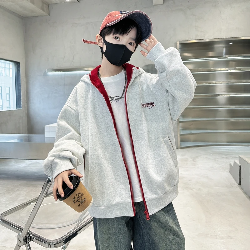 儿童装男童秋装外套2025新款中大童春秋款男孩休闲秋季帅气衣服潮