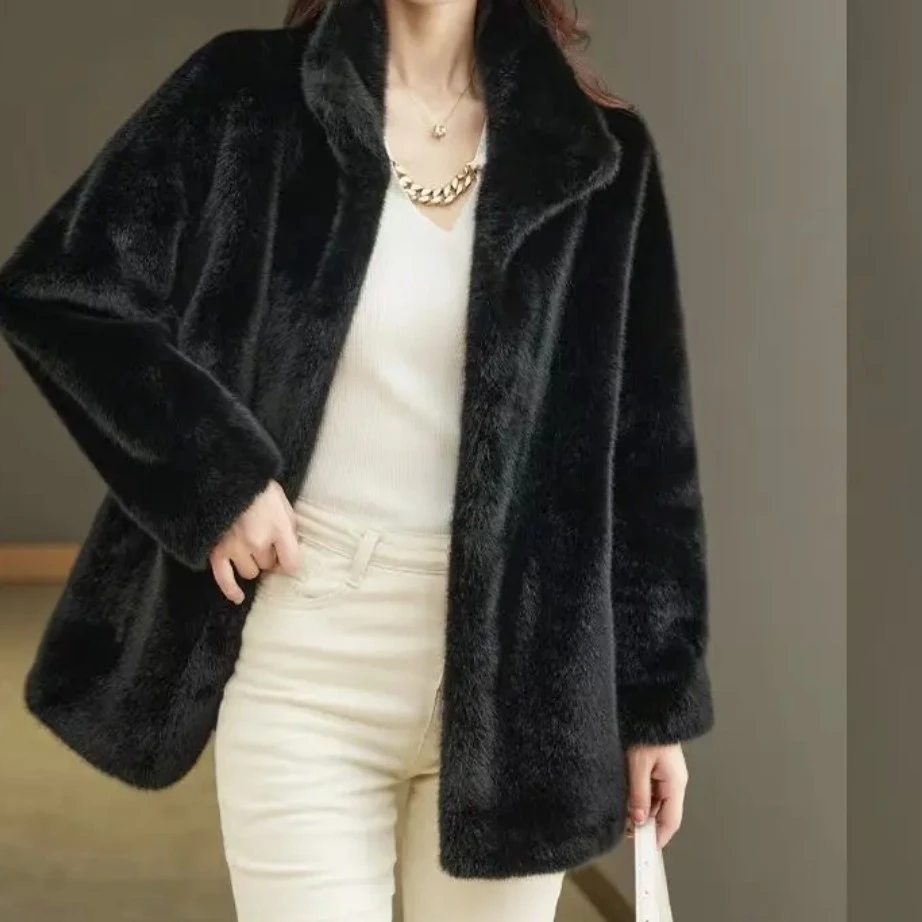 立领中款   秋冬时尚外套  颜色已直播间为准