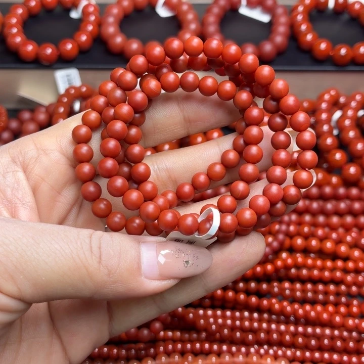 畅***6玛瑙/玉髓未镶嵌天然玛瑙手串多圈