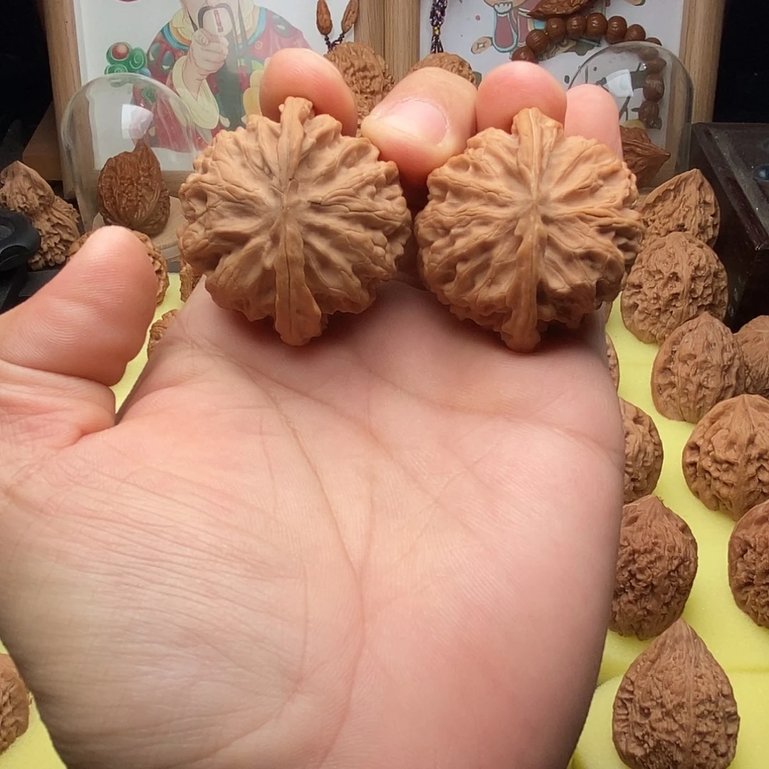 把件文玩核桃苹果园42放漏