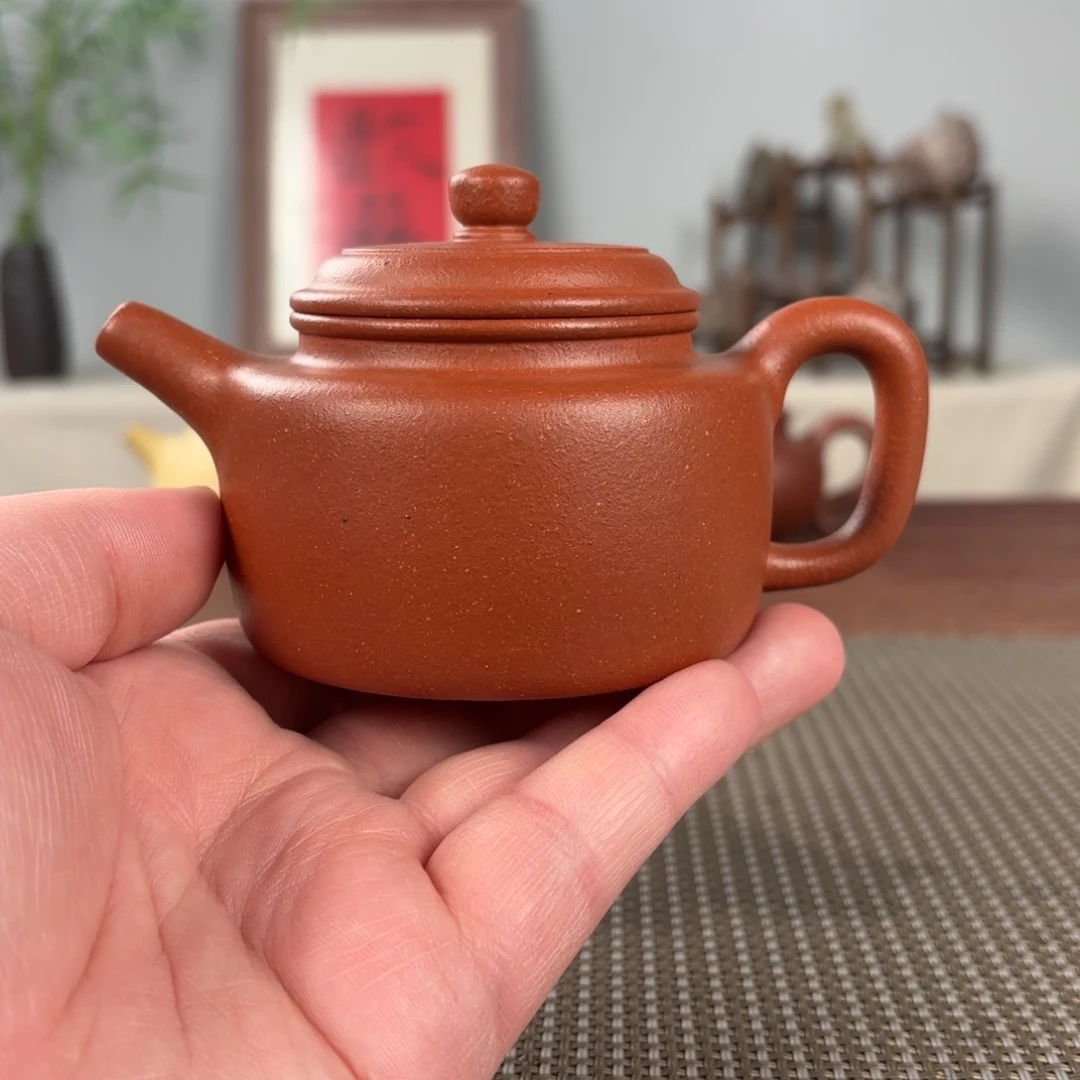 紫砂茶壶微瑕黄龙山原矿紫砂壶