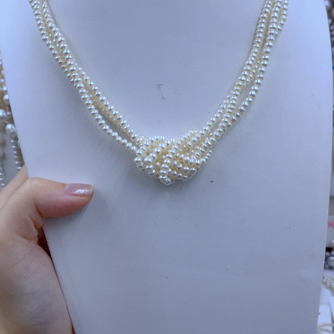 颈饰合金淡水珍珠止**善