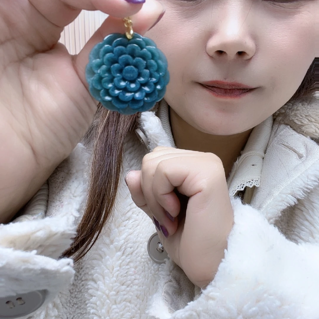 翡翠未镶嵌颈饰项链