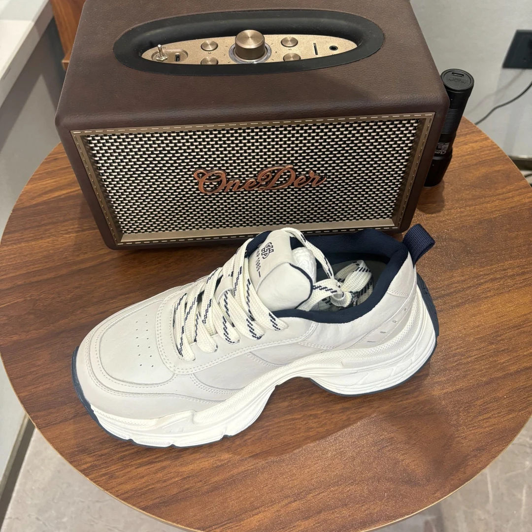 厚底休闲老爹鞋女2025新款时尚百搭舒适增高休闲运动鞋50813-7