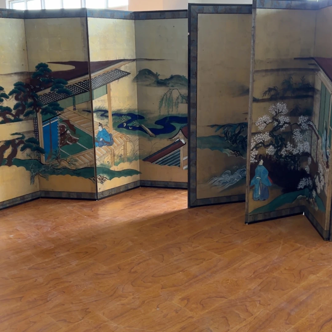 绘画B****延屏风框画油画版画回流