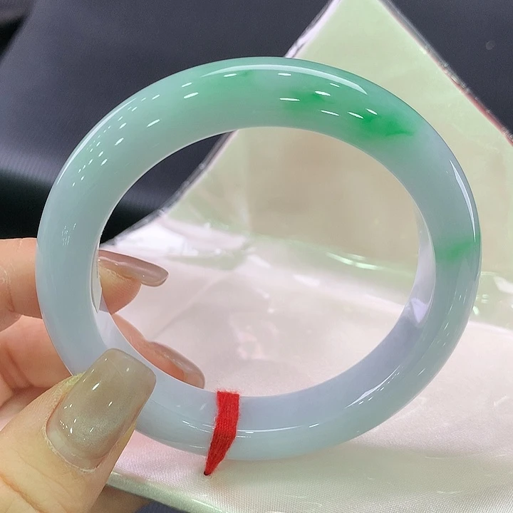 未镶嵌手镯翡翠正圈57